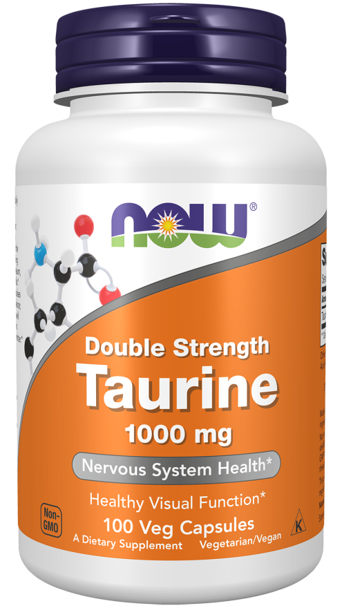 0142_v7 Taurine, Double Strength 1000mg 100Capsules - Image 1