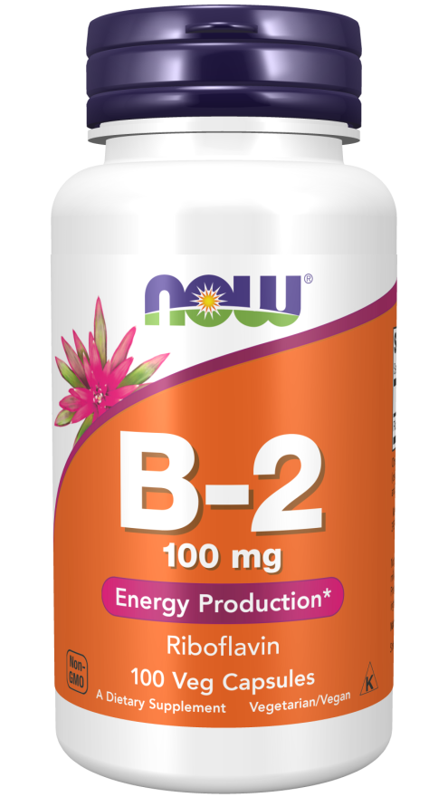 0447_mainimage Vitamin B-2 100mg 100Capsules - Image 1