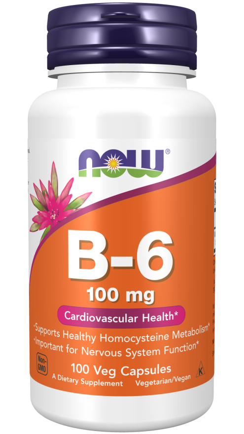 0456_mainimage Vitamin B-6 100mg 100Capsules - Image 1