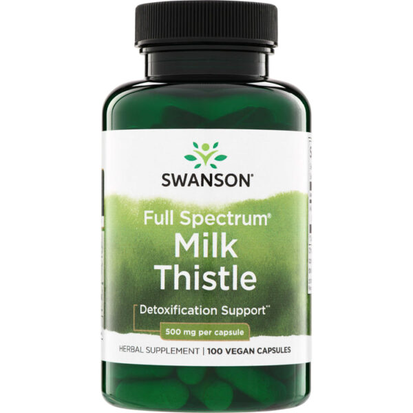 Full Spectrum Milk Thistle 500mg  100Capsules