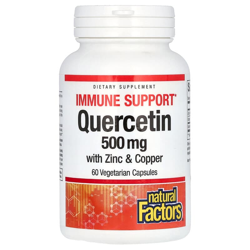 24 Immune Support Quercetin 500 mg 60Capsules - Image 1