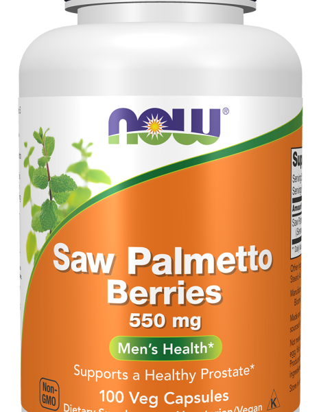 Saw Palmetto Berries 550mg 100Veg Capsules