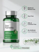 Saw Palmetto 3600mg 120Capsules - Image 3