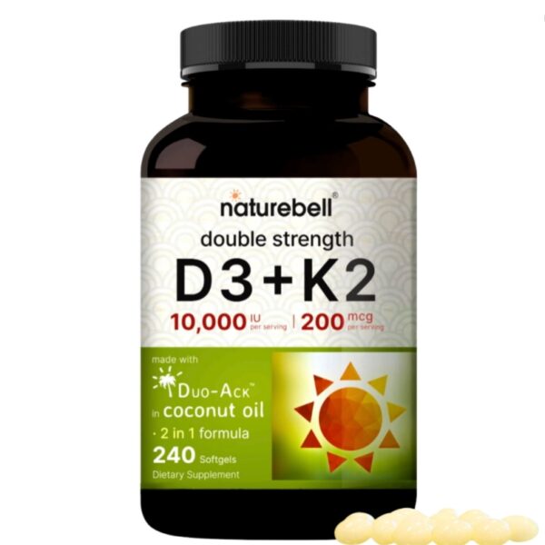 D3+K2 10,000IU 200MCG 240softgels