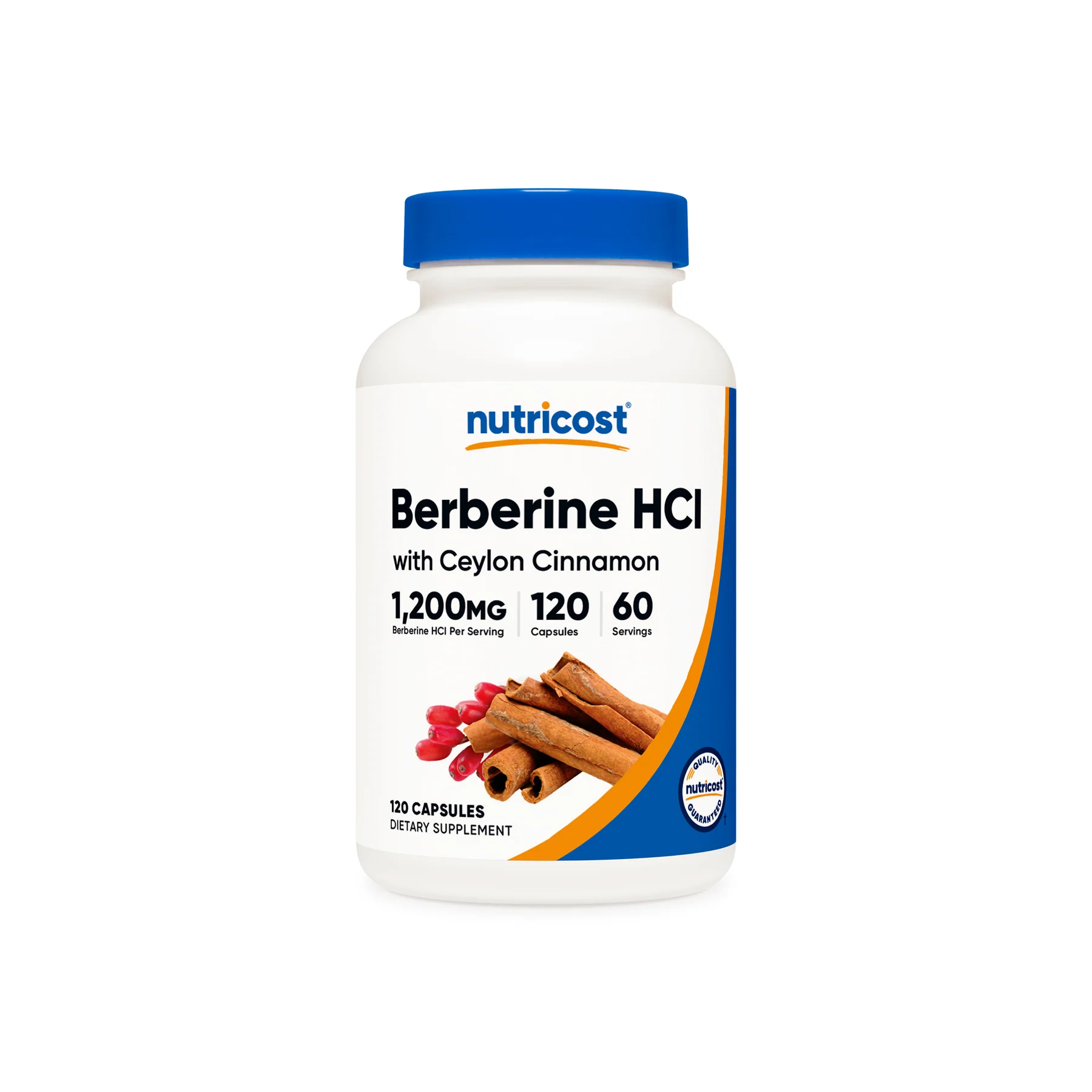 Nutricost Berberine HCI with Ceylon Cinnamon Capsules Nutricost Berberine HCI with Ceylon Cinnamon Capsules - Image 1