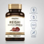 Reishi Mushroom, 2500 mg, 100 Quick Release Capsules - Image 2