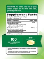Odorless Garlic and Parsley 100Softgels - Image 2