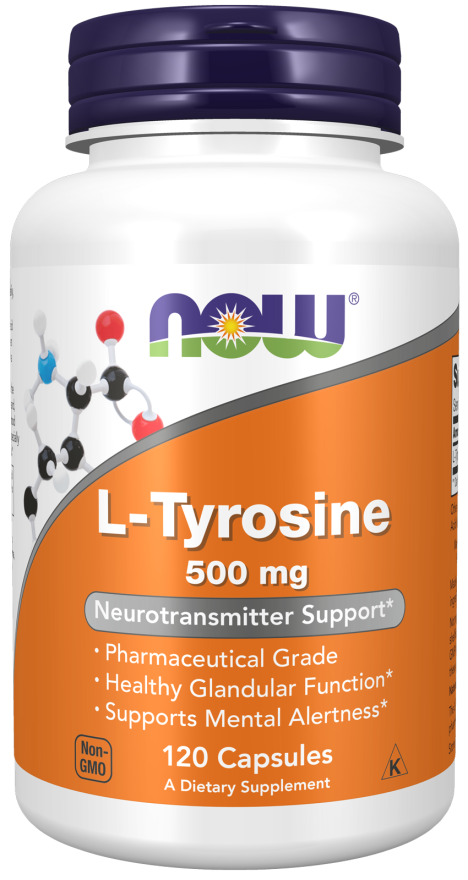 0162_v7 L-Tyrosine 500mg 120Capsules - Image 1